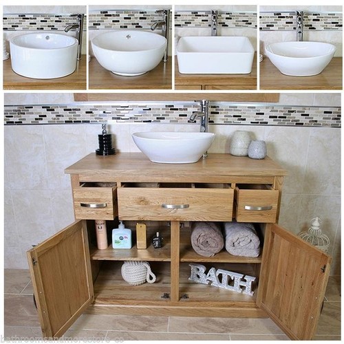 Bathroom vanity unit oak - vanity,